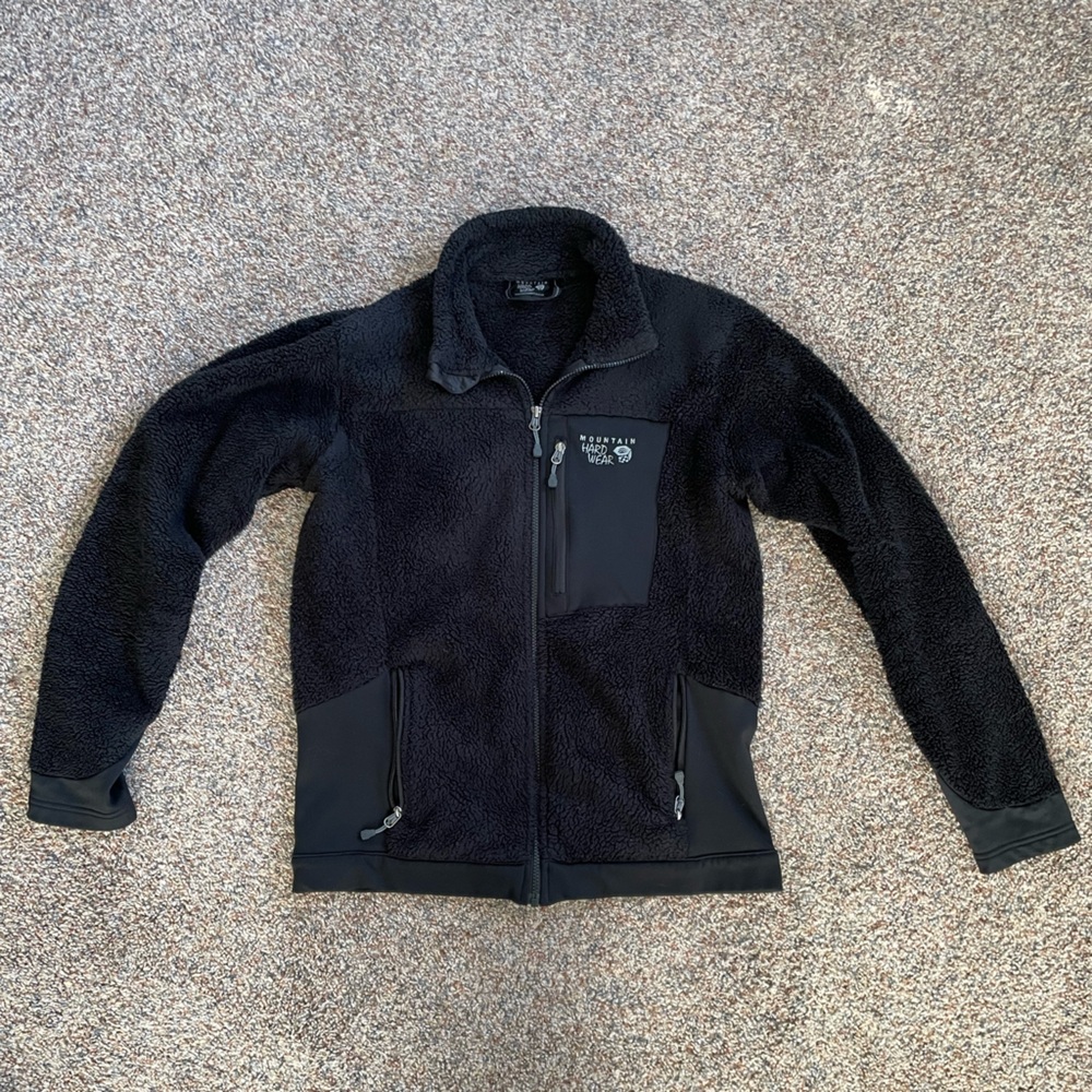 Mountain Hardwear Men's Black Fleece Jacket